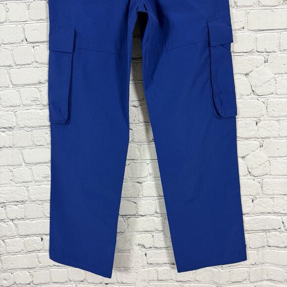 Stussy Cargo Pants Alpine Blue High Waisted Lightweight Women Size 3 US Small S - Picture 13 of 16